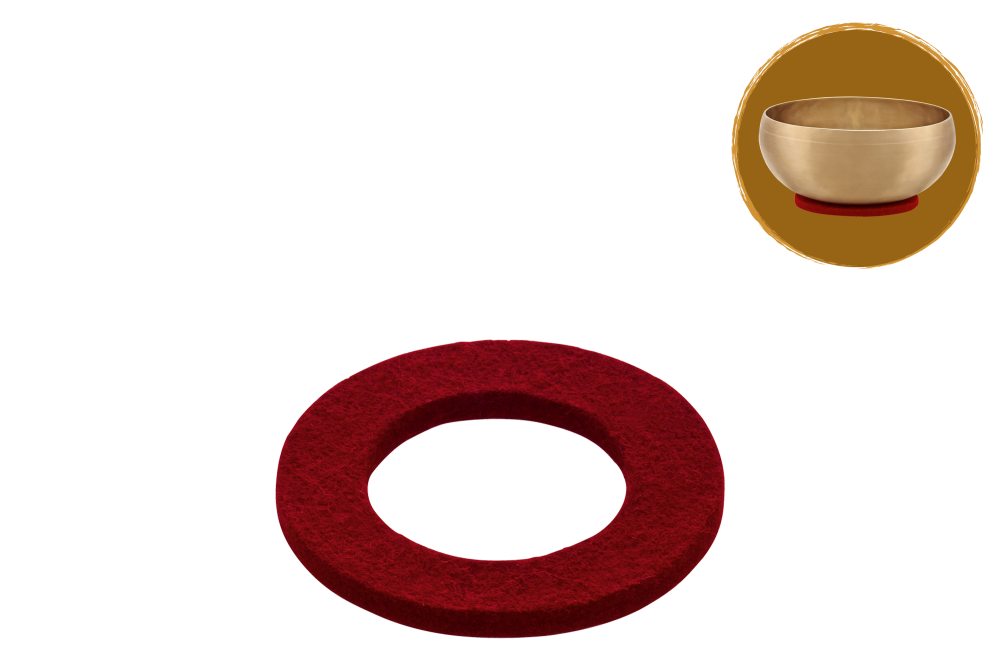 Singing Bowl Felt Ring