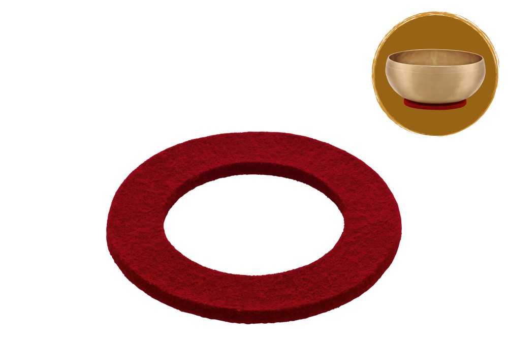 Singing Bowl Felt Ring