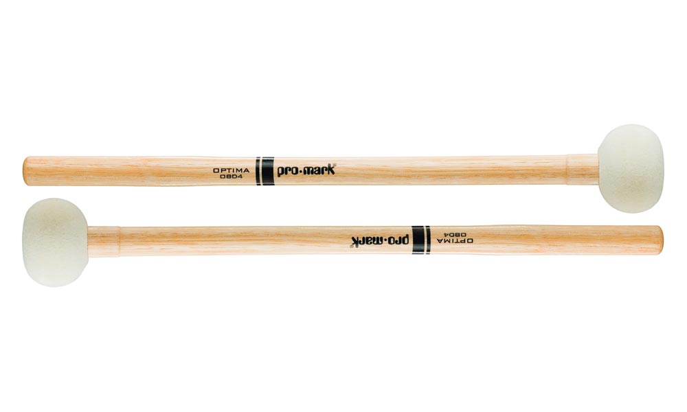 Optima Bass Drum Mallet - 2'' Head