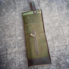 Bi-Fold Stick Bag - Forest Green