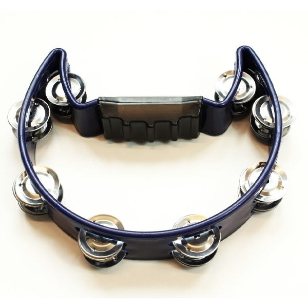 Planet Music DP900 Halfmoon Tambourine Double Row - Blue