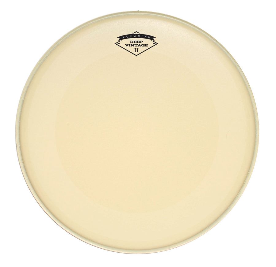 16" Deep Vintage II Txt Coated 2 Ply Superkick BD Drumhead