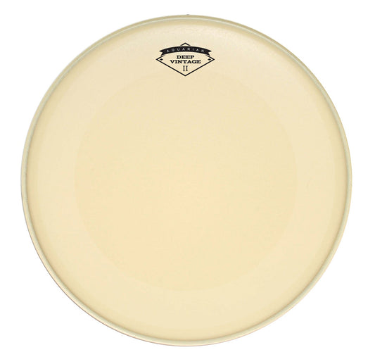 16" Deep Vintage II Txt Coated 2 Ply Superkick BD Drumhead