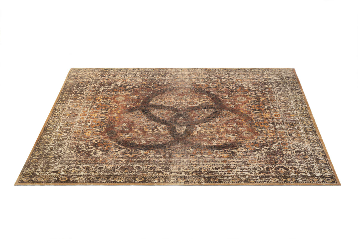 VP185-BNZII Vintage Persian Bonzo Drum Mat, 185x160 cm