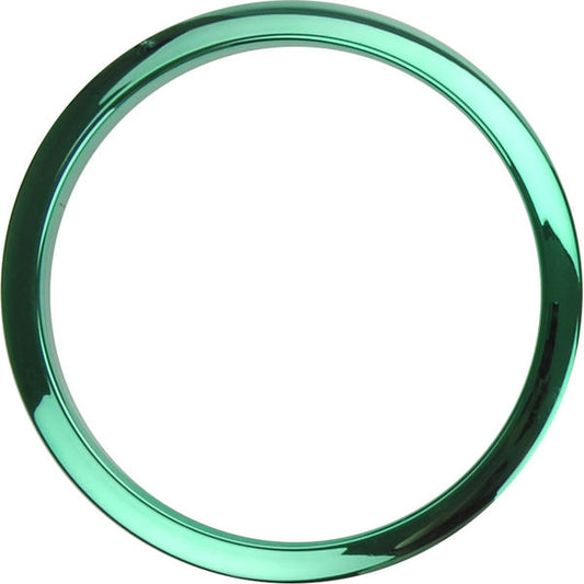 Bass Drum O's 4" Green Chrome Drum O´S