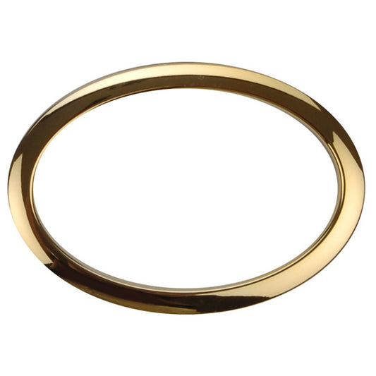 6" Brass Oval