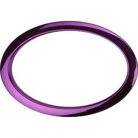 6" Purple Oval