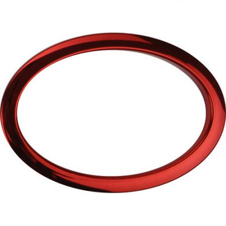 6" Red Oval