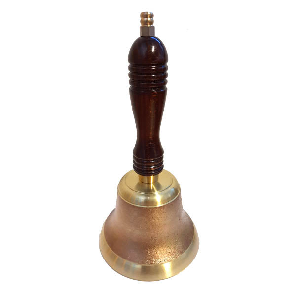 Hand School Bell, solid brass