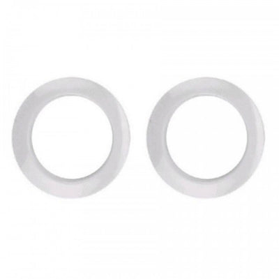 Bass Drum O's 2" White Drum O´S / Tom Ports (2-p)