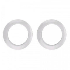 Bass Drum O's 2" White Drum O´S / Tom Ports (2-p)