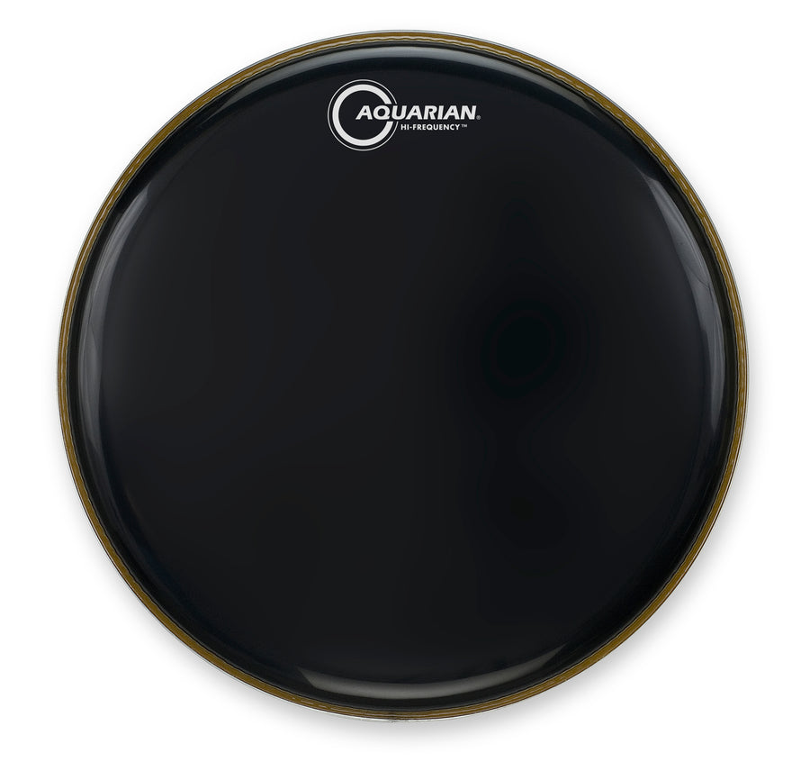 13" High Frequency Black Drumhead