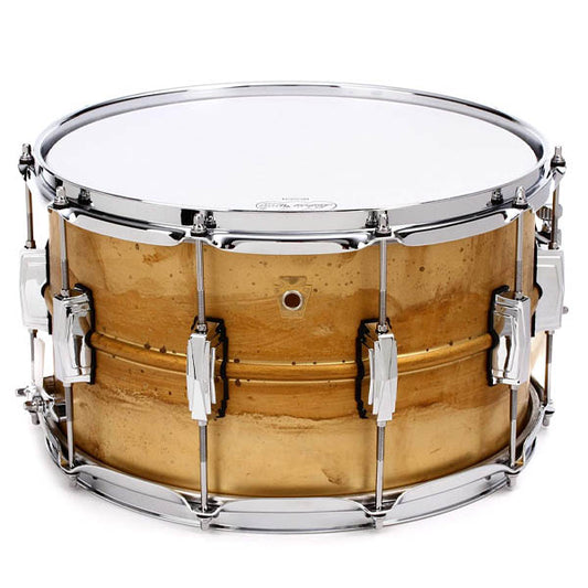 Ludwig LB484R Raw Brass Shell Snare 14x8 - Imperial Lugs