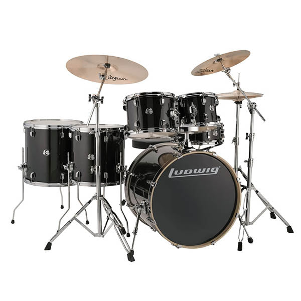 22" Element Evolution (6 pcs) inkl. hardware - Black Sparkle