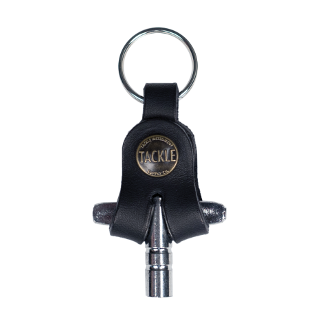 Tackle Leather Drum Key Black