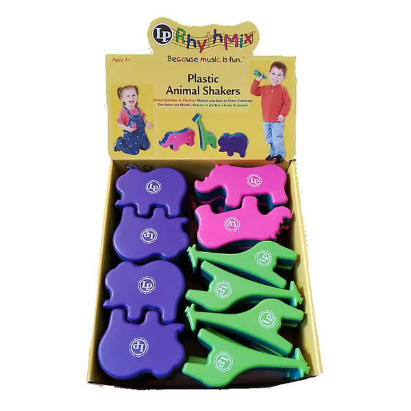 Latin Percussion Rhythmix Animal Shakers 30p