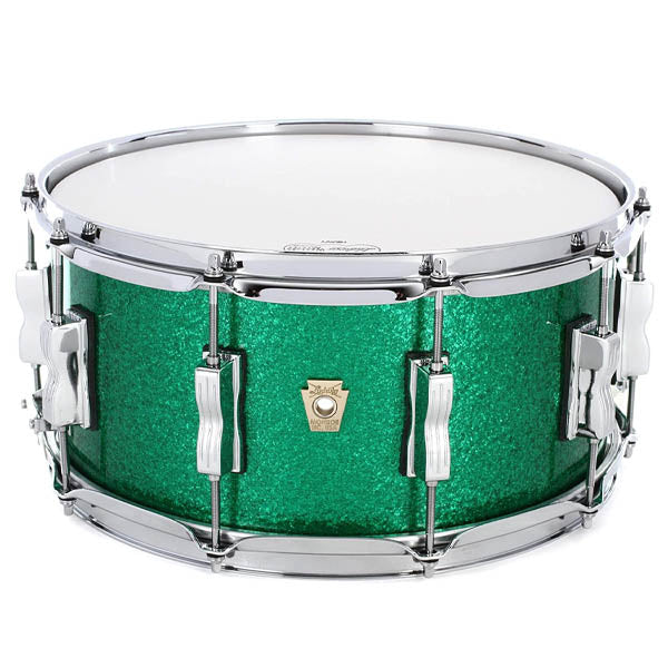 LS403 Classic Maple Snare 14x6.5" - Green Sparkle