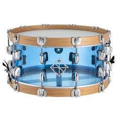 Cornerstone 14x6.5" Seamless Acrylic See Through Blue Snare