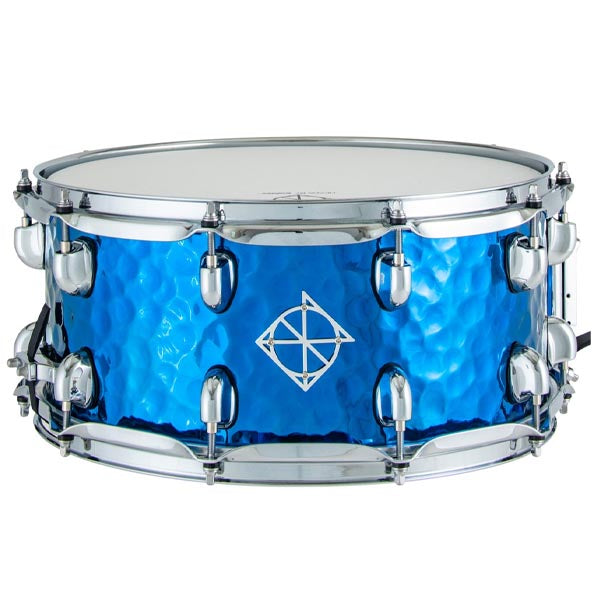 Dixon Cornerstone 14x6.5" Blue Titanium Plated Steel Snare