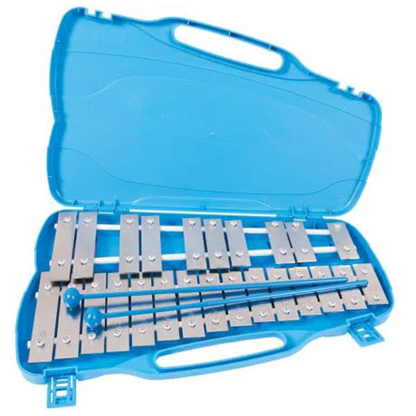 PP World Glockenspiel 25 notes (G5-G7) - Silver Keys