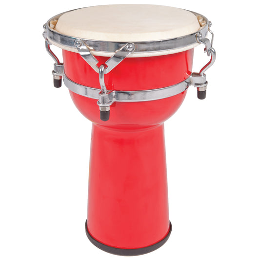 Djembe, plastic 8" - red