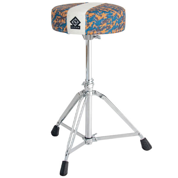 Drum Throne round Gold Camo Seat