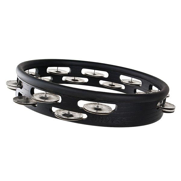 Grover Pro Percussion 10&quot; Double Row Headless Tambourine, German Silver