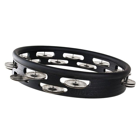 Grover Pro Percussion 10&quot; Double Row Headless Tambourine, German Silver