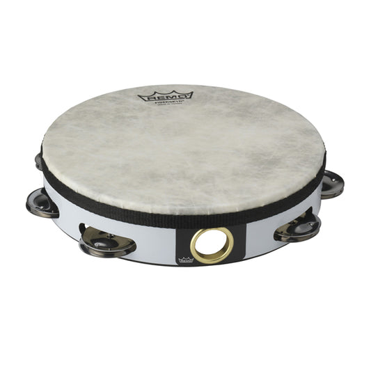 Tambourine 8" Fiberskyn 3 - Single Row White