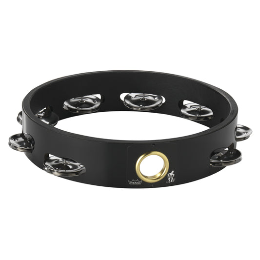 Tambourine 8" Single Row Black