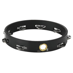 Tambourine 10" Single Row Black