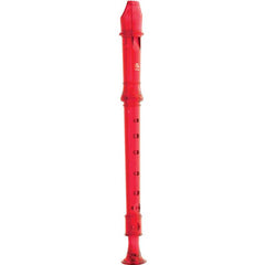 Tudor Candy Apple Soprano Recorder - Red