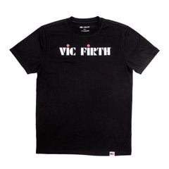 Vic Firth Classic Logo Black Tee - Large