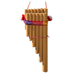 Panflute, two rows