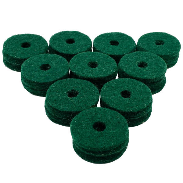 Wool Cymbal Felt (10-p) - Green