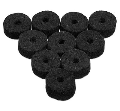 Wool Cymbal Felt (10-p) - Jet Black