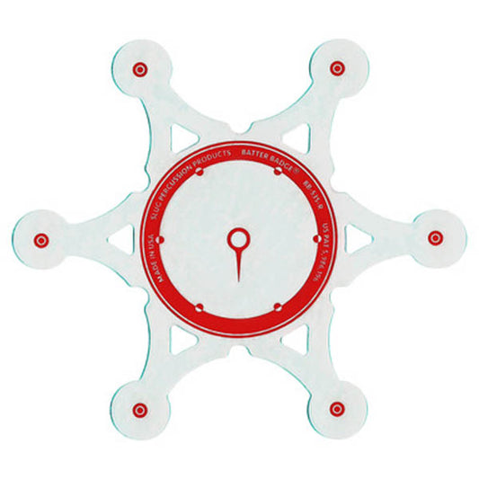 Batter Badge 5.35" - Red