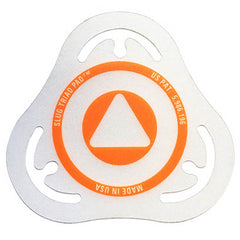 Slug Percussion Triad Batter Badge - Orange