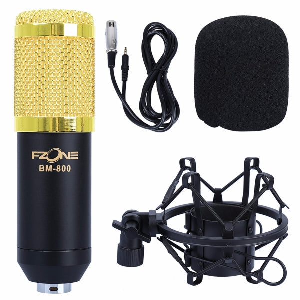 Fzone MB-800 Studio Condenser Mic - Black