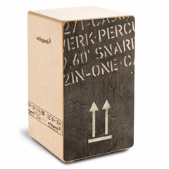 CP404BLK 2inOne Cajon Black Edition Large