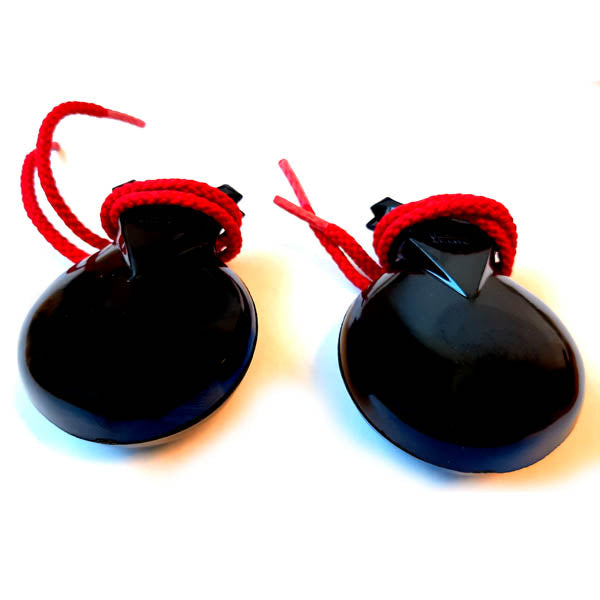 Castanets Black Bakelite - two pairs