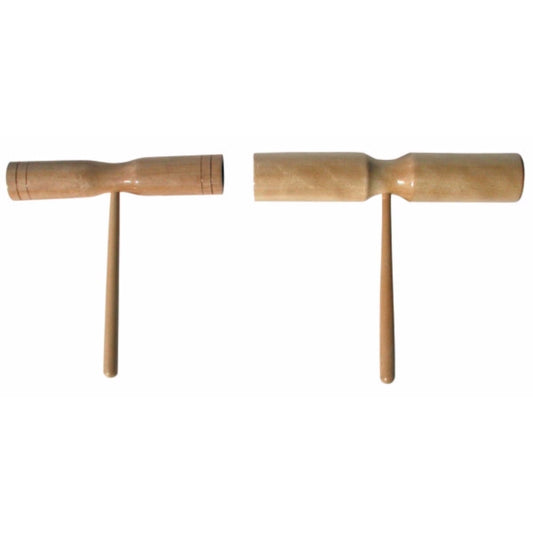 Planet Music Tone Block Double Wood inkl. klubba