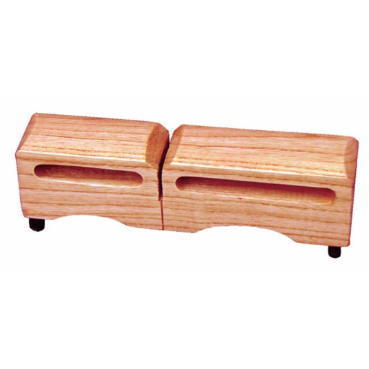 Wood Block Double 7" inkl. klubba