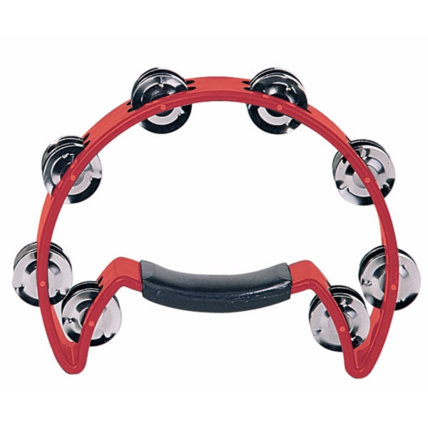 Planet Music DP900 Halfmoon Tambourine Double Row - Red