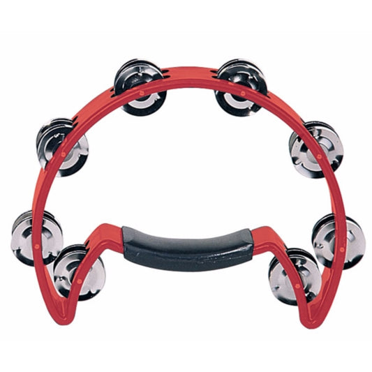 Planet Music DP900 Halfmoon Tambourine Double Row - Red