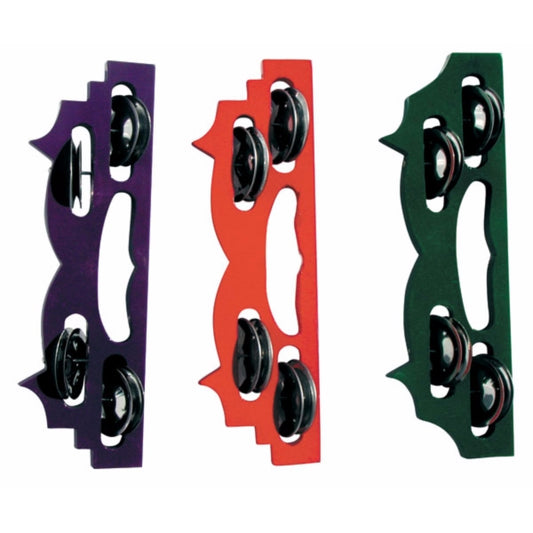 DP902 Arabian Tambourine 8" Wood - Purple