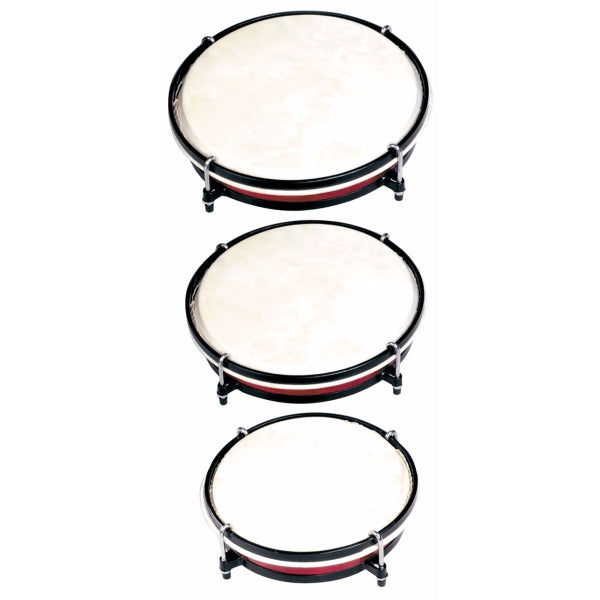 Planet Music Samba Drums 8+10+12" Tunable inkl. bag