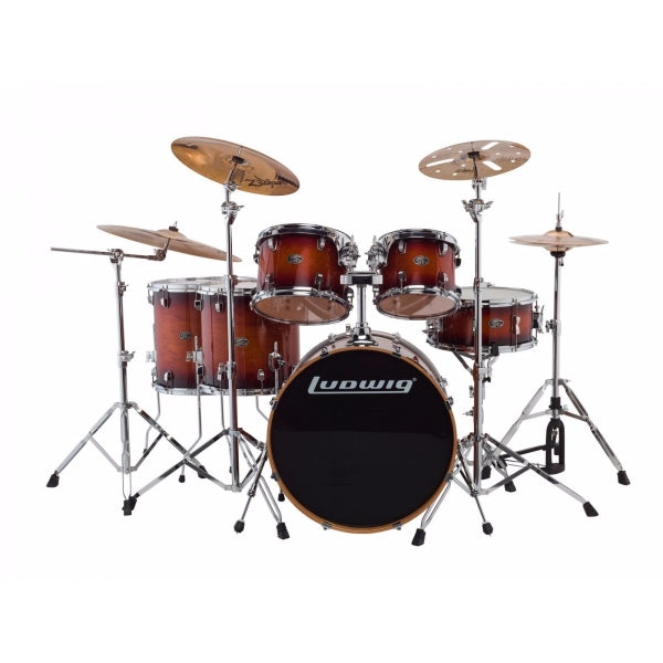 Evolution Maple 22" Shell Pack - Mahogany Burst