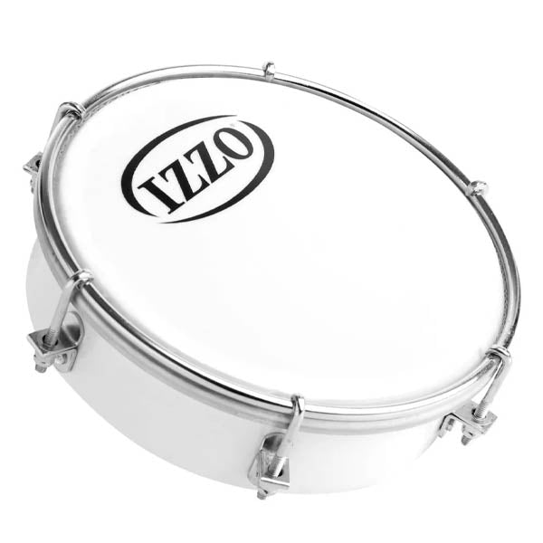 Izzo Tamborim 6&quot; Wood White