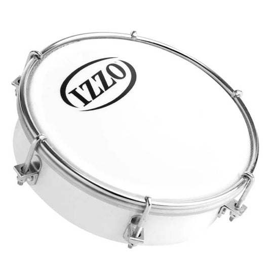 Izzo Tamborim 6&quot; Wood White